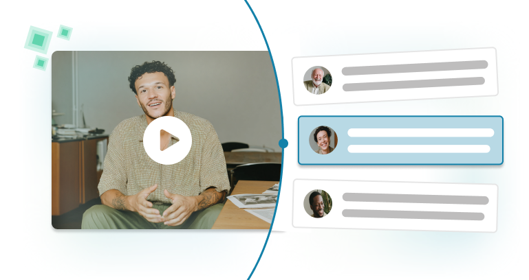 Video of a user interview